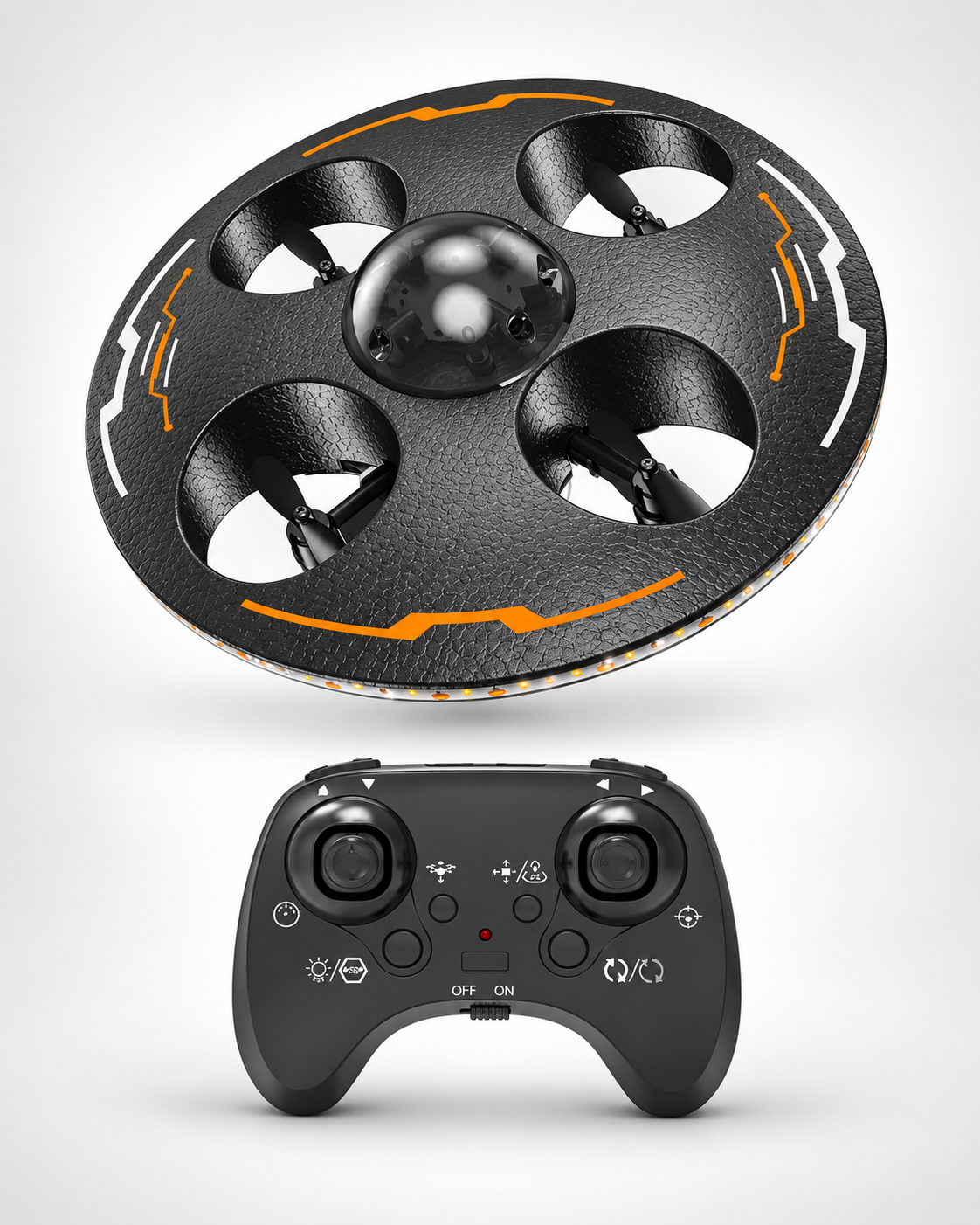 Mini Ovni Inteligente Drone com LED